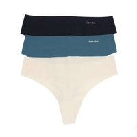 Calvin Klein - Women's Invisibles 3 Pack Thong