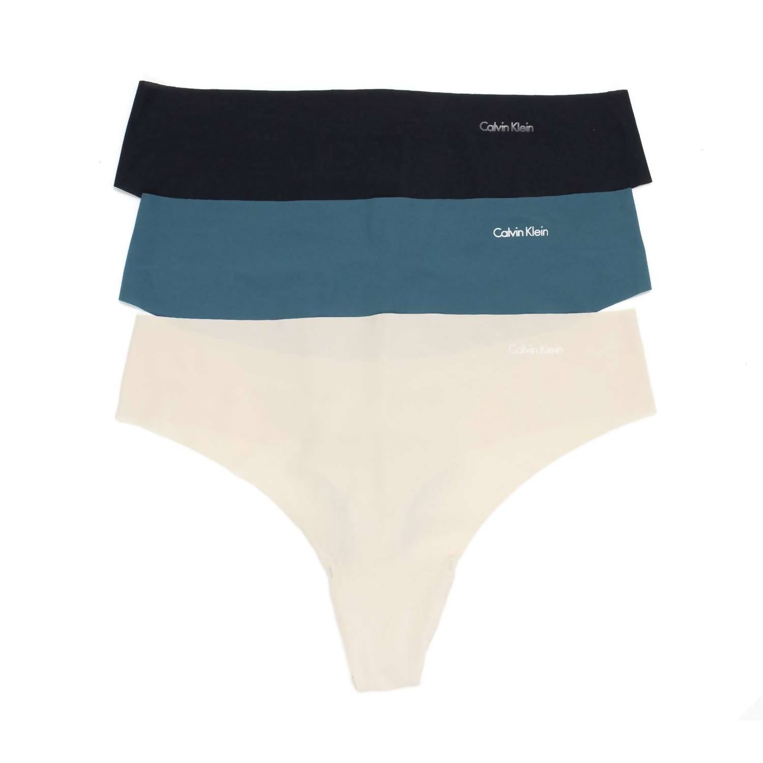 Calvin Klein - Women's Invisibles 3 Pack Thong