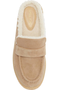 J/SLIDES Women's Hudson Mule in taupe suede 1 - women's shoe - view 5