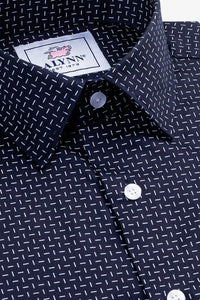 Alynn - Men's Finn Untuckable Slim Fit Dress Shirt