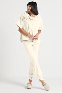 Planet By Lauren G. - Scuba Drape Neck Top