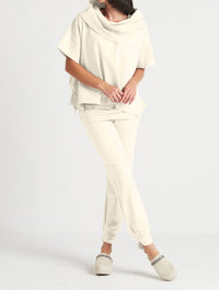Planet By Lauren G. - Scuba Drape Neck Top