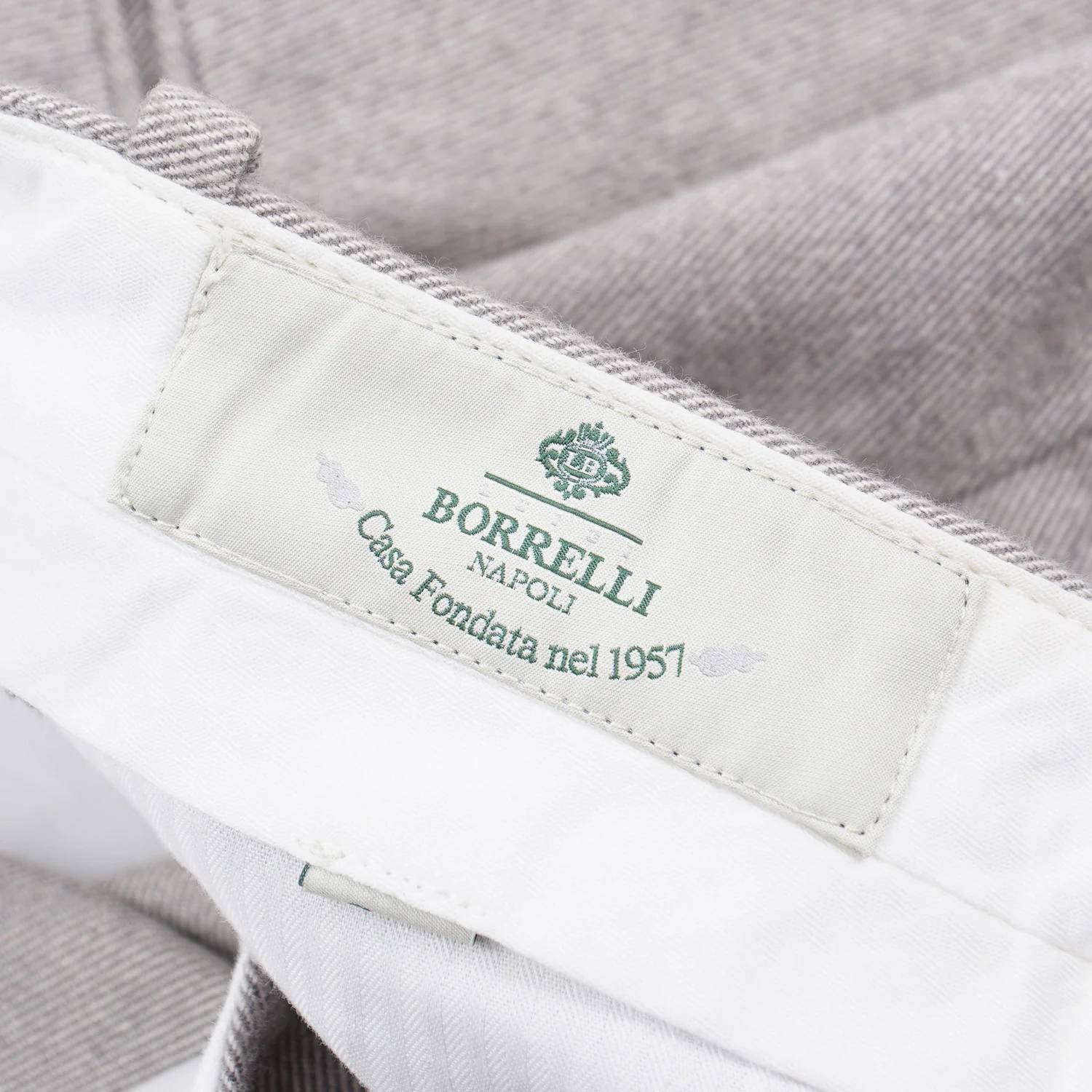 Luigi Borrelli Napoli - Men's Soft Twill Cotton Pants