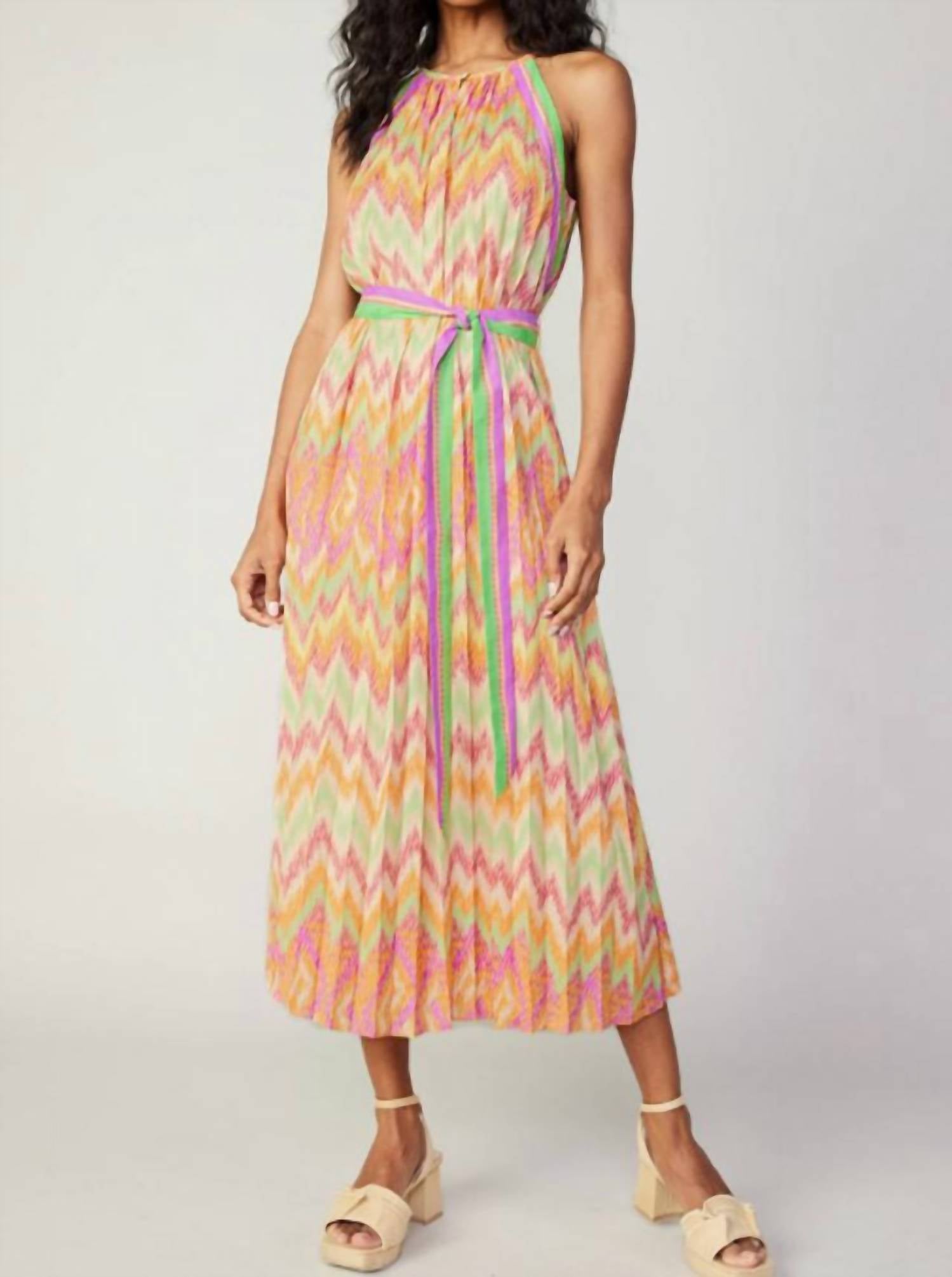 Current Air - Printed Halter Dress