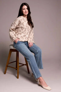Tribal - Brooke High Rise Super Straight Rhinestone Jeans