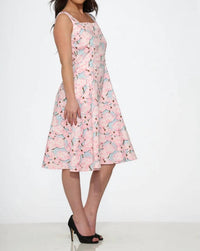 Orchid Bloom - Floral Swing Dress