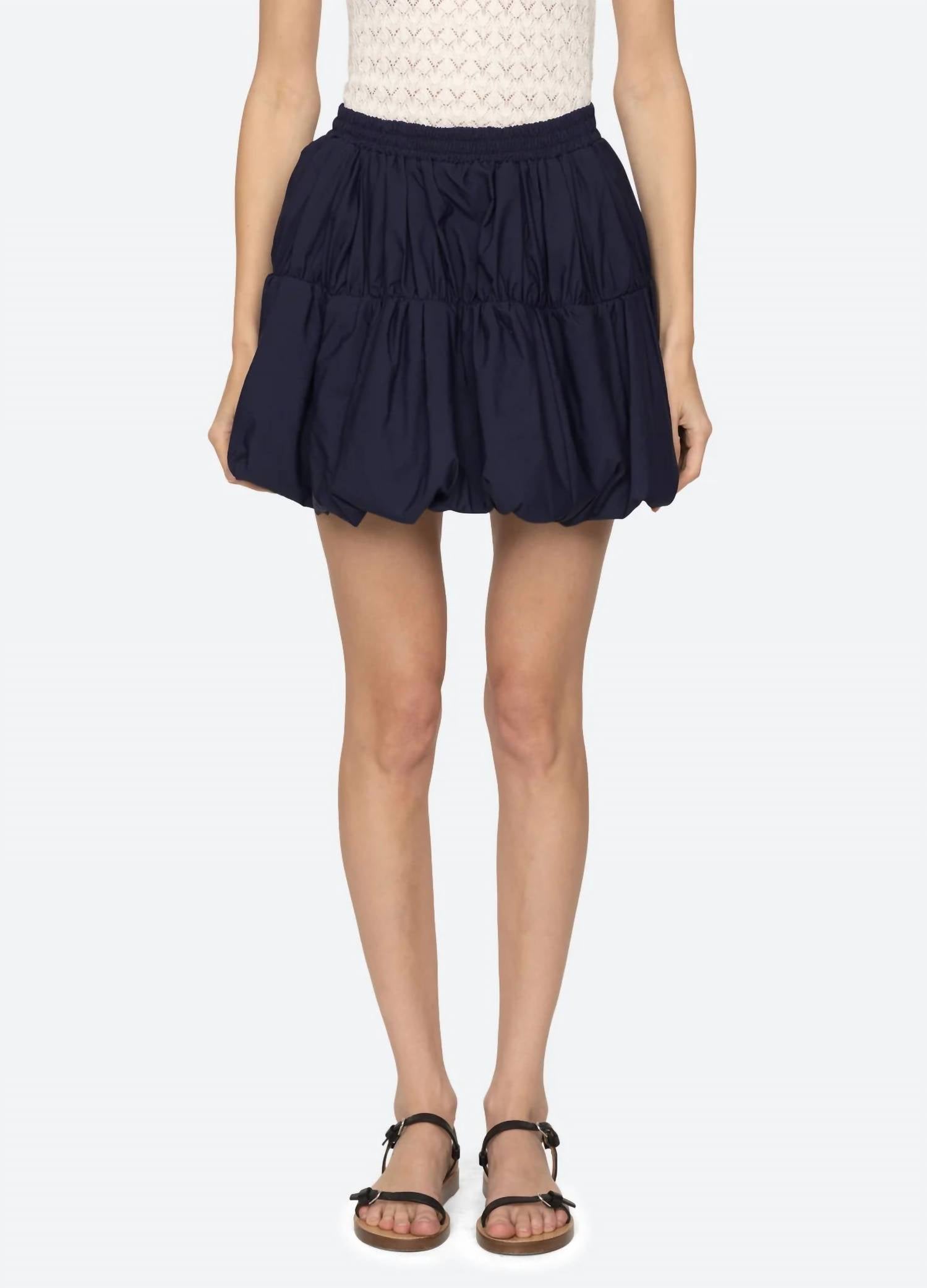 Sea - Mirian Mini Bubble Skirt
