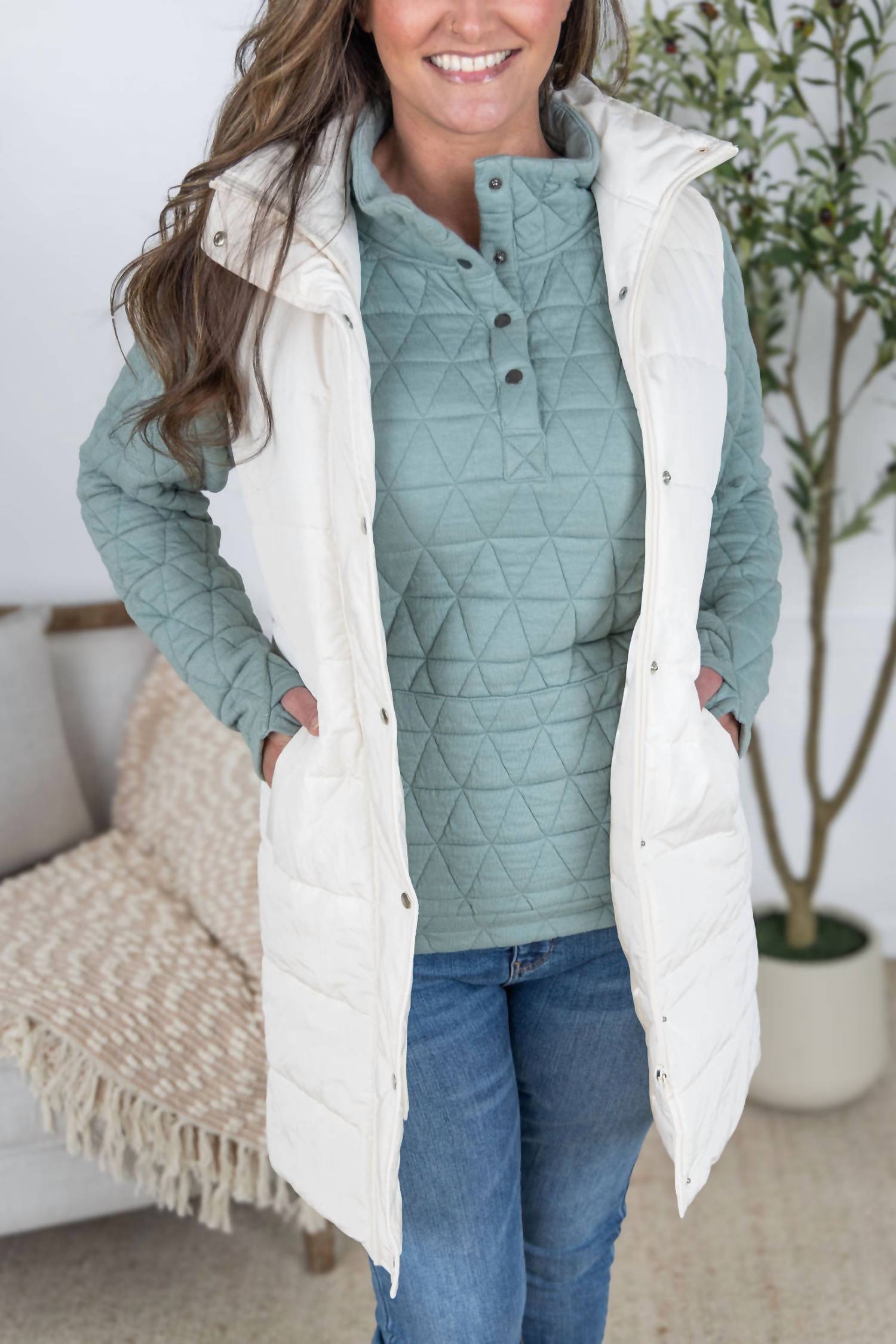 Michelle Mae - Harlow Long Vest