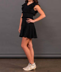 Miss Behave Girls - Lilith V Neck Ruffle Dress