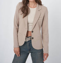 Repeat Cashmere - Sweatshirt Two-button Front Blazer