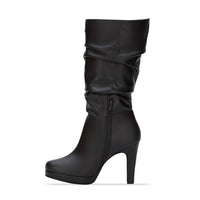 Andrea - Women's High Heel Tall Slouch Boots