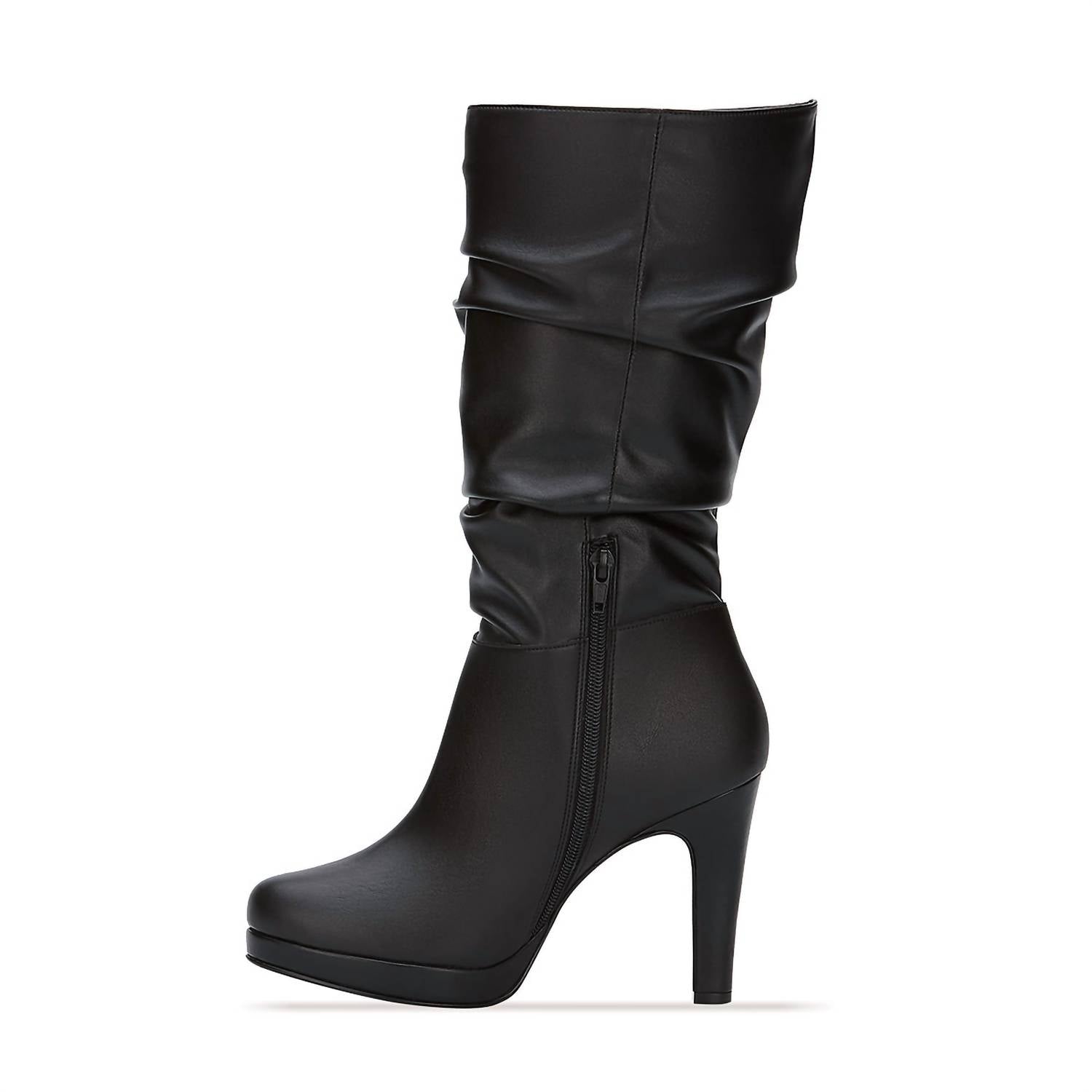 Andrea - Women's High Heel Tall Slouch Boots