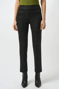 Joseph Ribkoff - Foiled Pull On Slim Ankle Pants