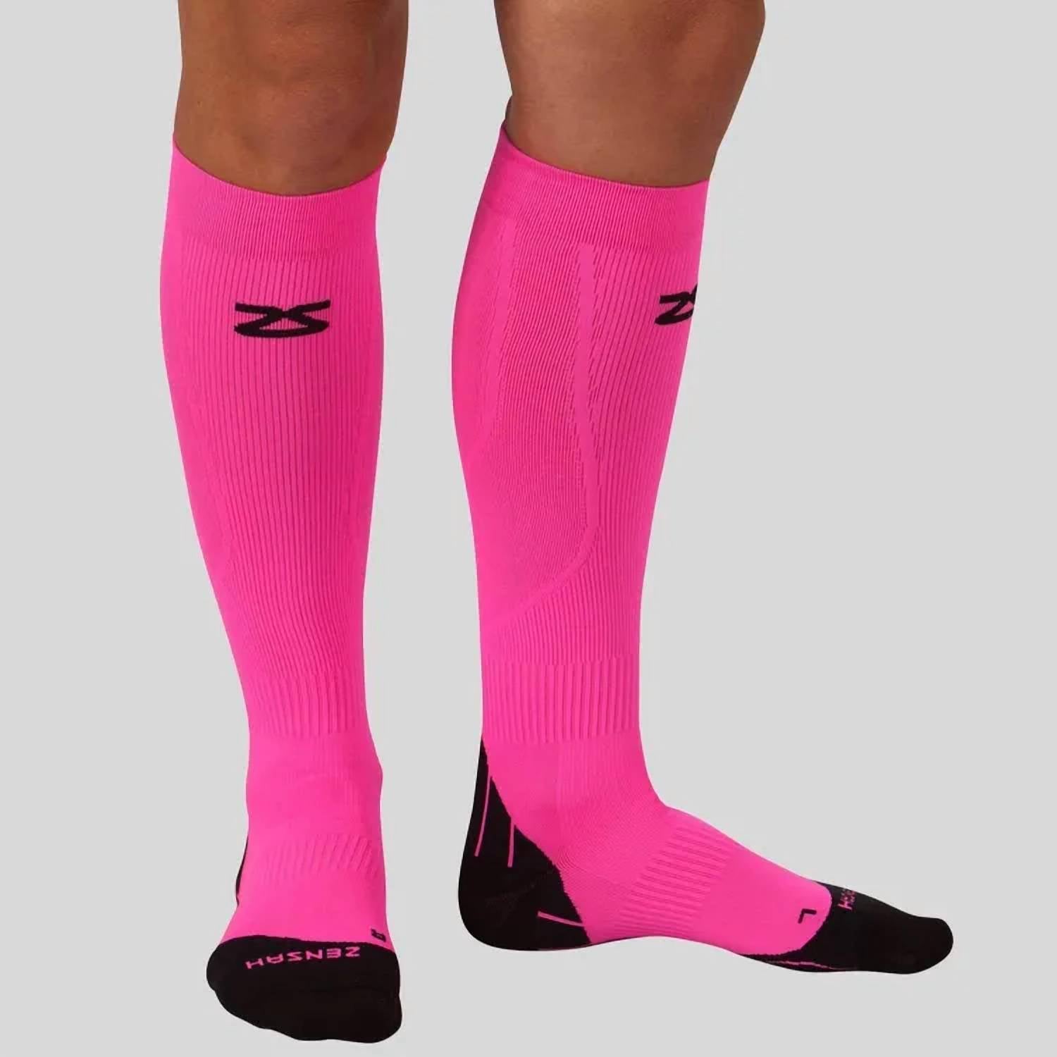 Zensah - Unisex Tech and Compression Light Cushion Socks