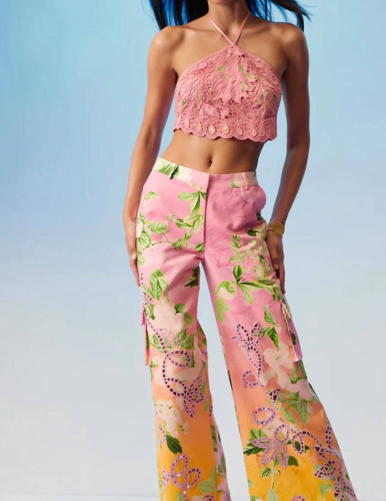 Floral Halter Top