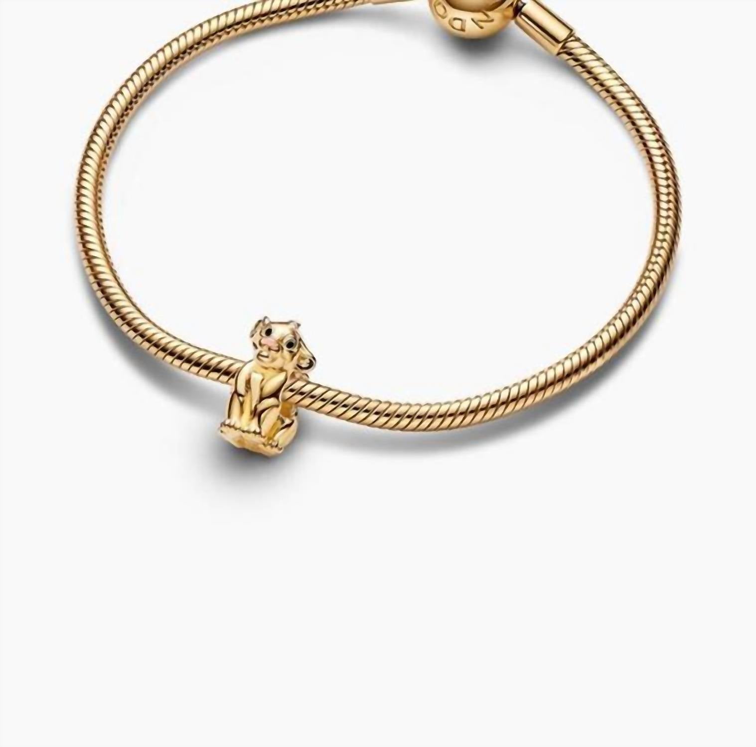 Pandora Women's Disney The Lion King Simba Charm in gold - women's item - detail view