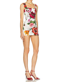 Dolce & Gabbana - Cotton mini dress with undergarment