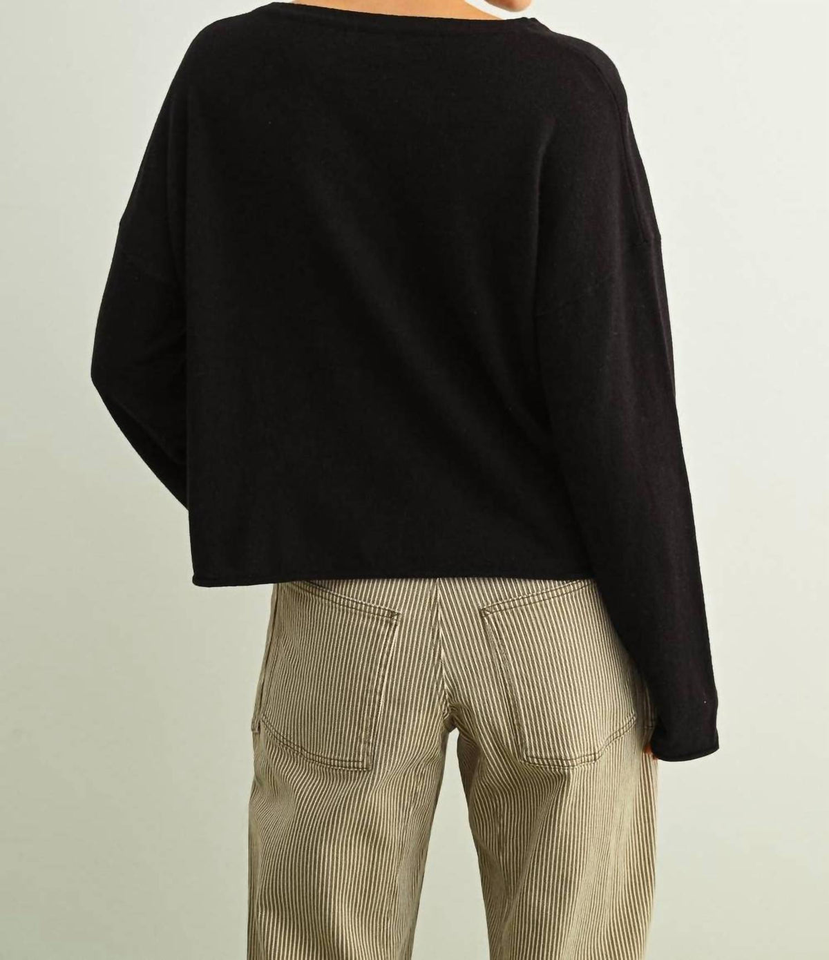 Miou Muse - Essential Rolling Hem Top