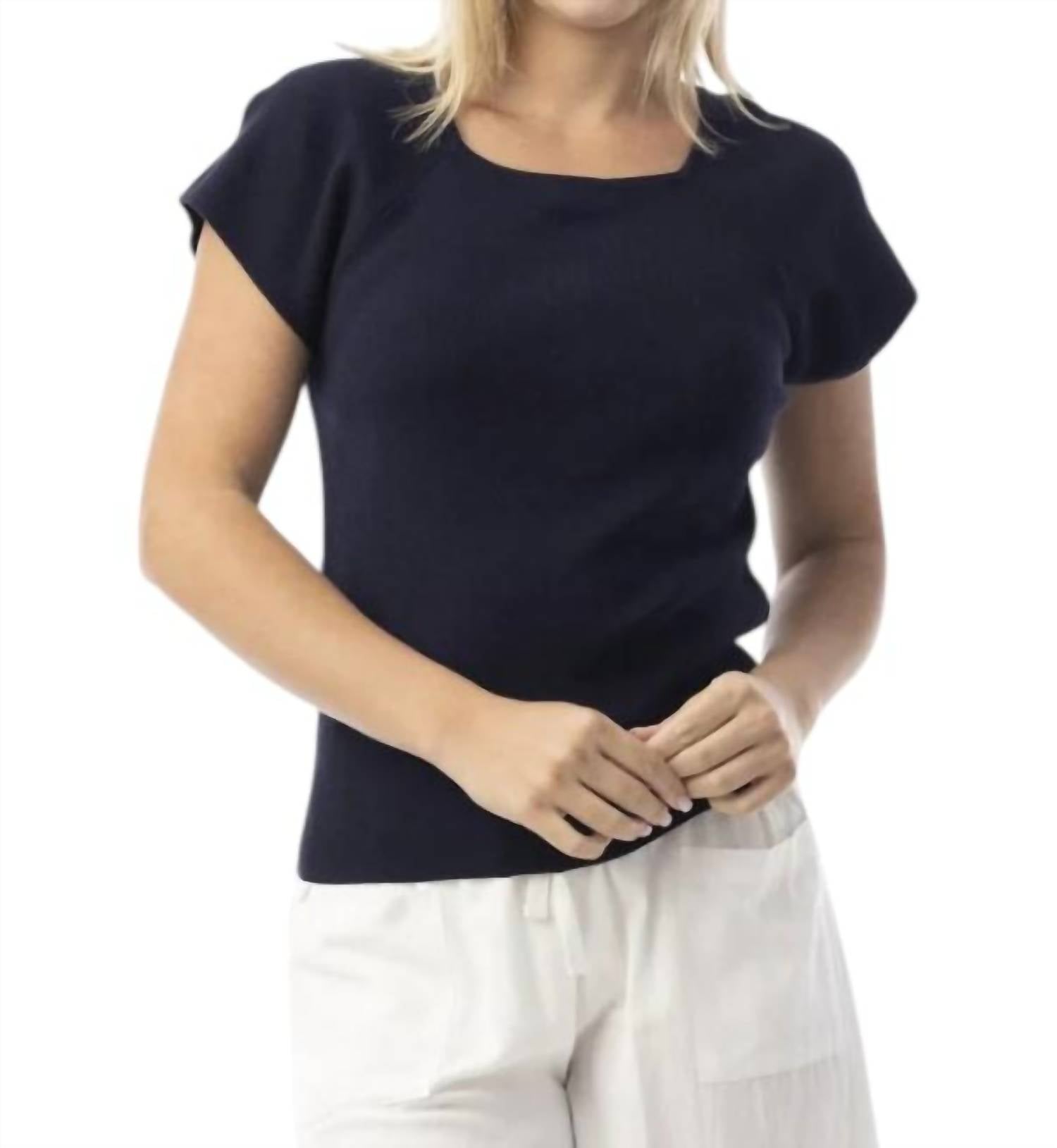 Orientique - Knit Essentials Squareneck Top