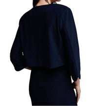 Joseph Ribkoff - Jersey With Curved Hemline And Collar Detail Bolero
