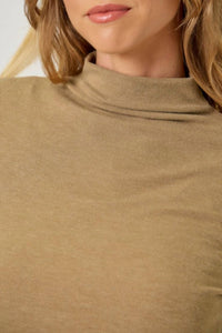Mystree - Mock Neck Layering Top
