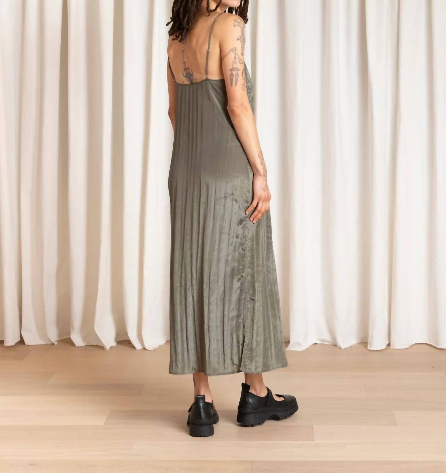 Ali Golden - Square Neck Slip Dress