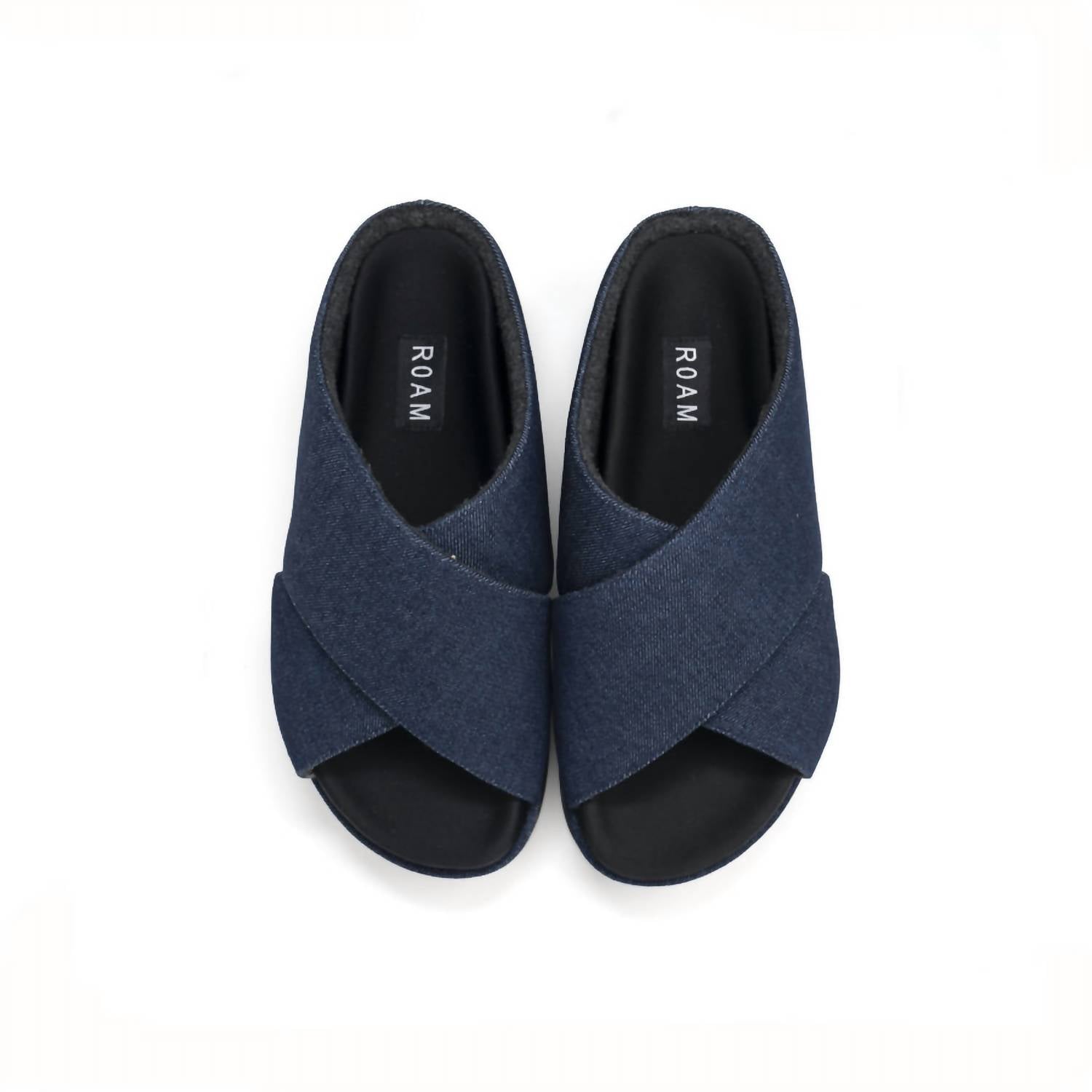 Roam - Denim Cross Stack Platform Sandals