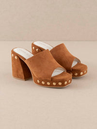 Oasis Society - Women's Leona Studded Platform Heels