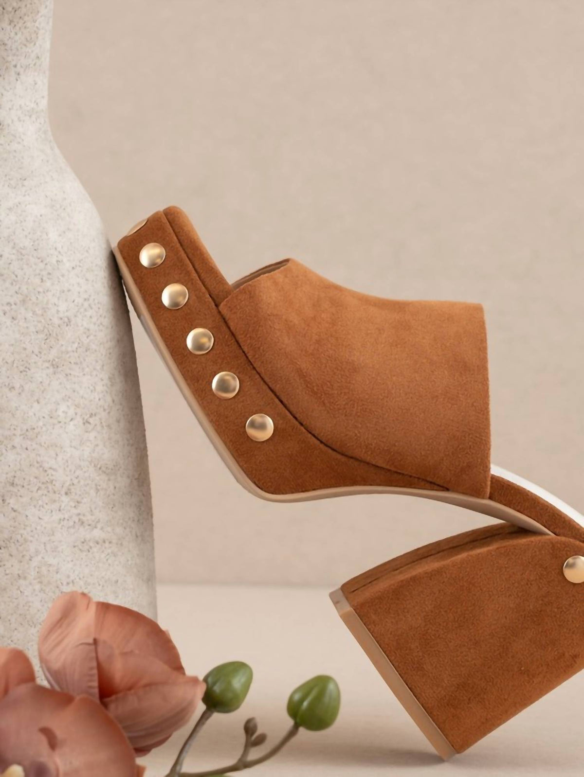 Oasis Society - Women's Leona Studded Platform Heels
