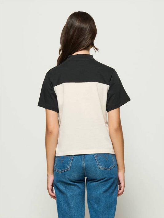Nation Ltd - Yvette Mock Neck Tee