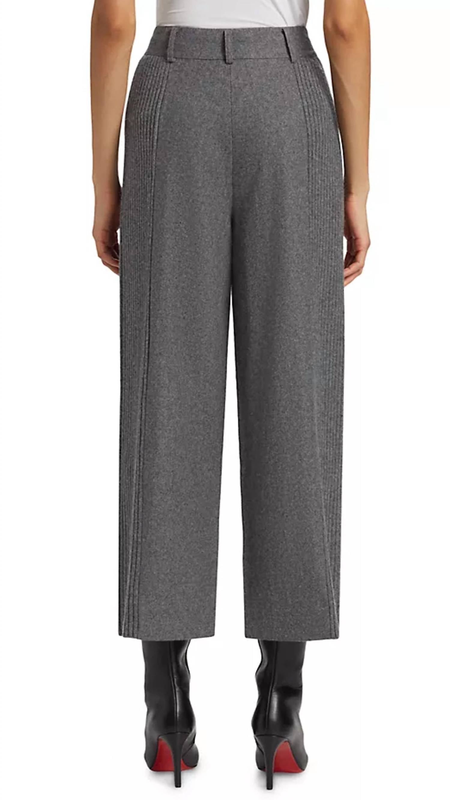 Naadam - Luxe Ribbed Hybrid Cropped Trousers