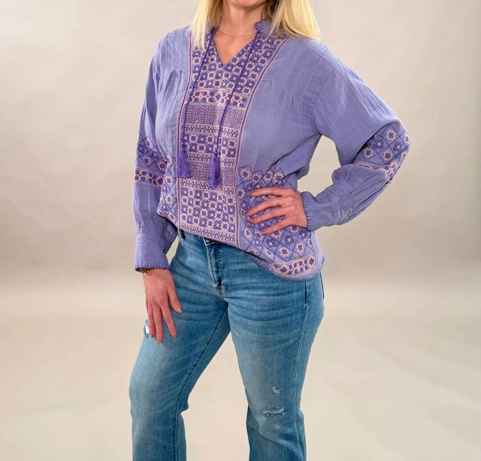 Ivy Jane - Artisan Crewneck Blouse