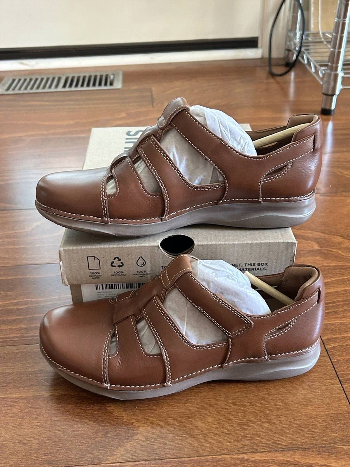 Clarks - Women's Appley Strap Mary Jane Flat Shoes