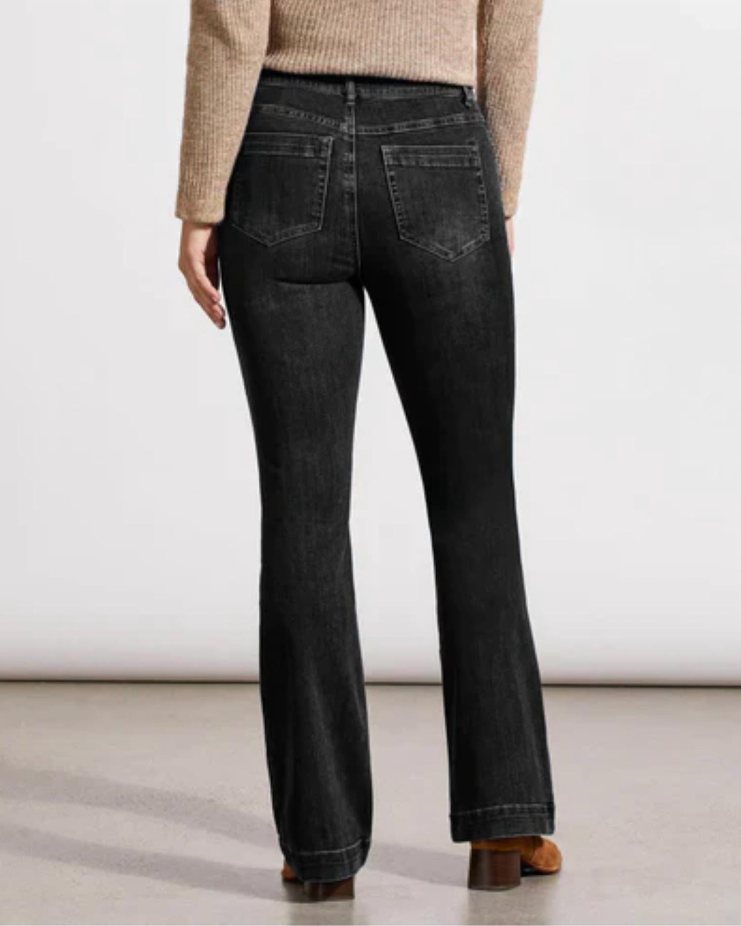Tribal - Audrey Pull-on Flare Jeans