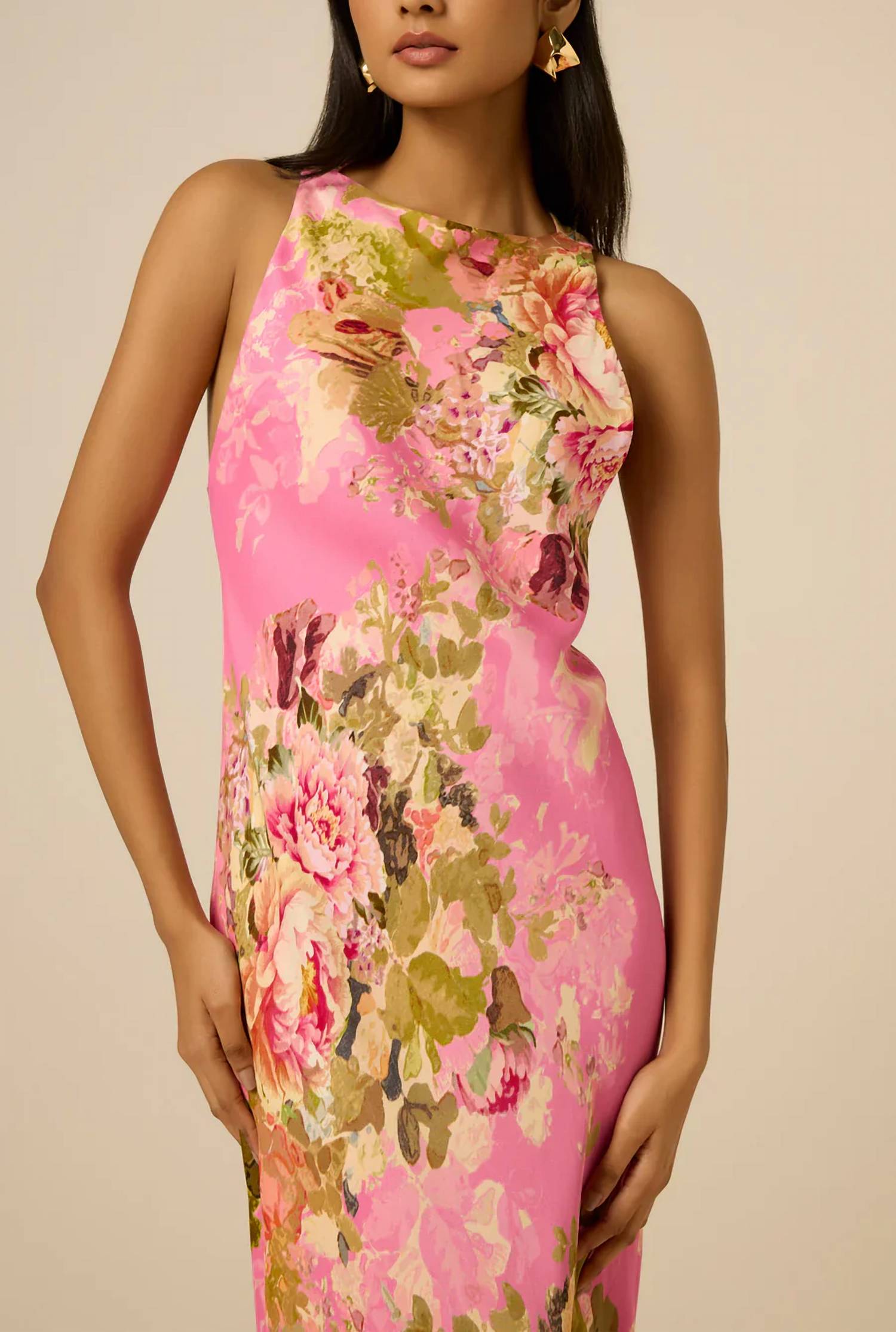 Hemant & Nandita - Saro Bias Maxi Dress