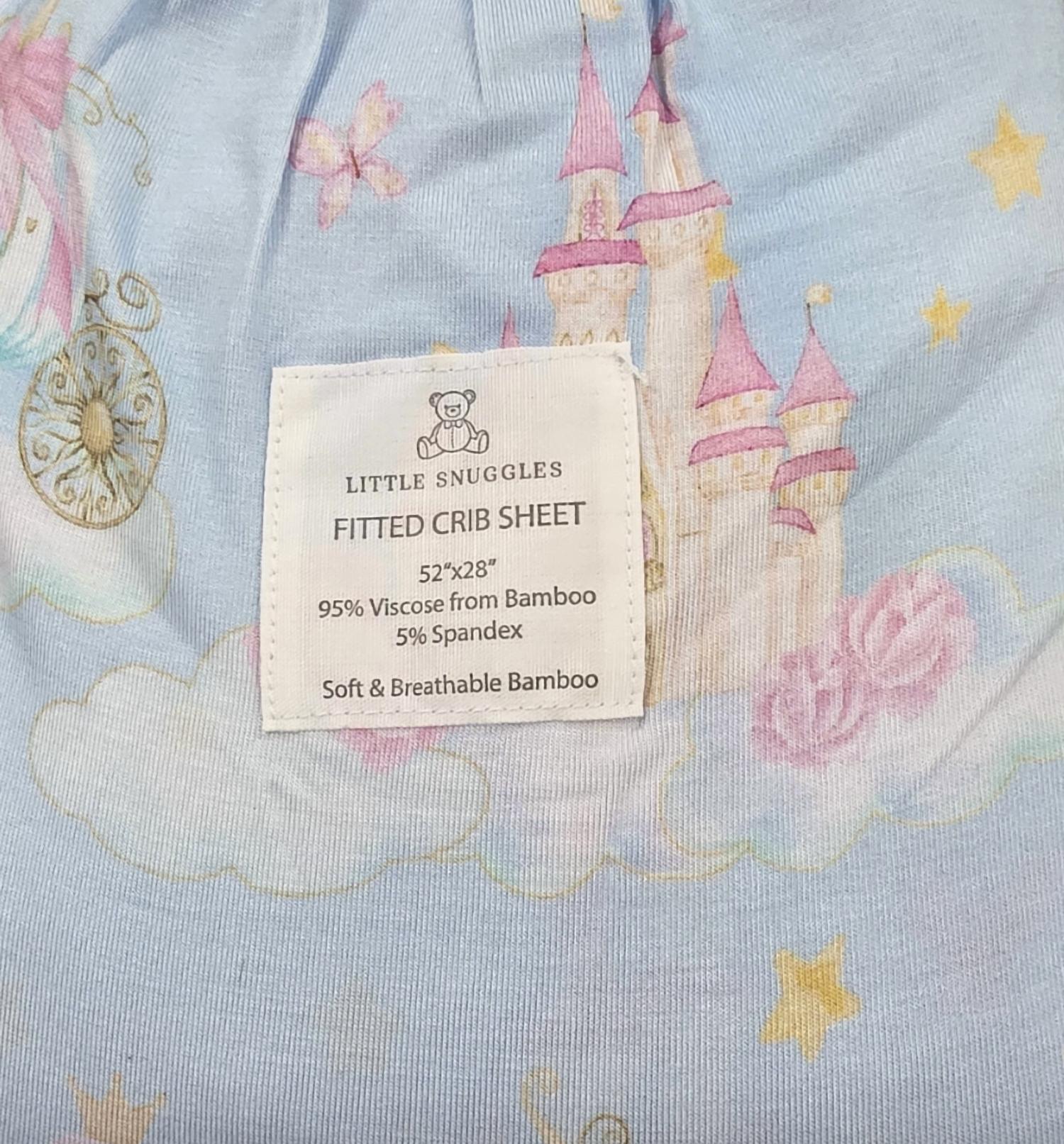 Charlies Project - Girls Princess Castle Crib Sheet