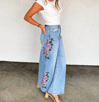 Blakeley - Evie Floral Embroidered Jeans