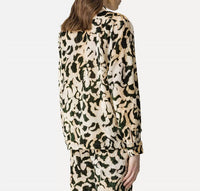 forte forte Velvet Rose Alchemy Shirt in ink - women's shirt - detail view