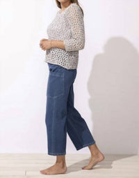 Escape By Habitat - Sea Salt Knit Easy Pullover Sweater