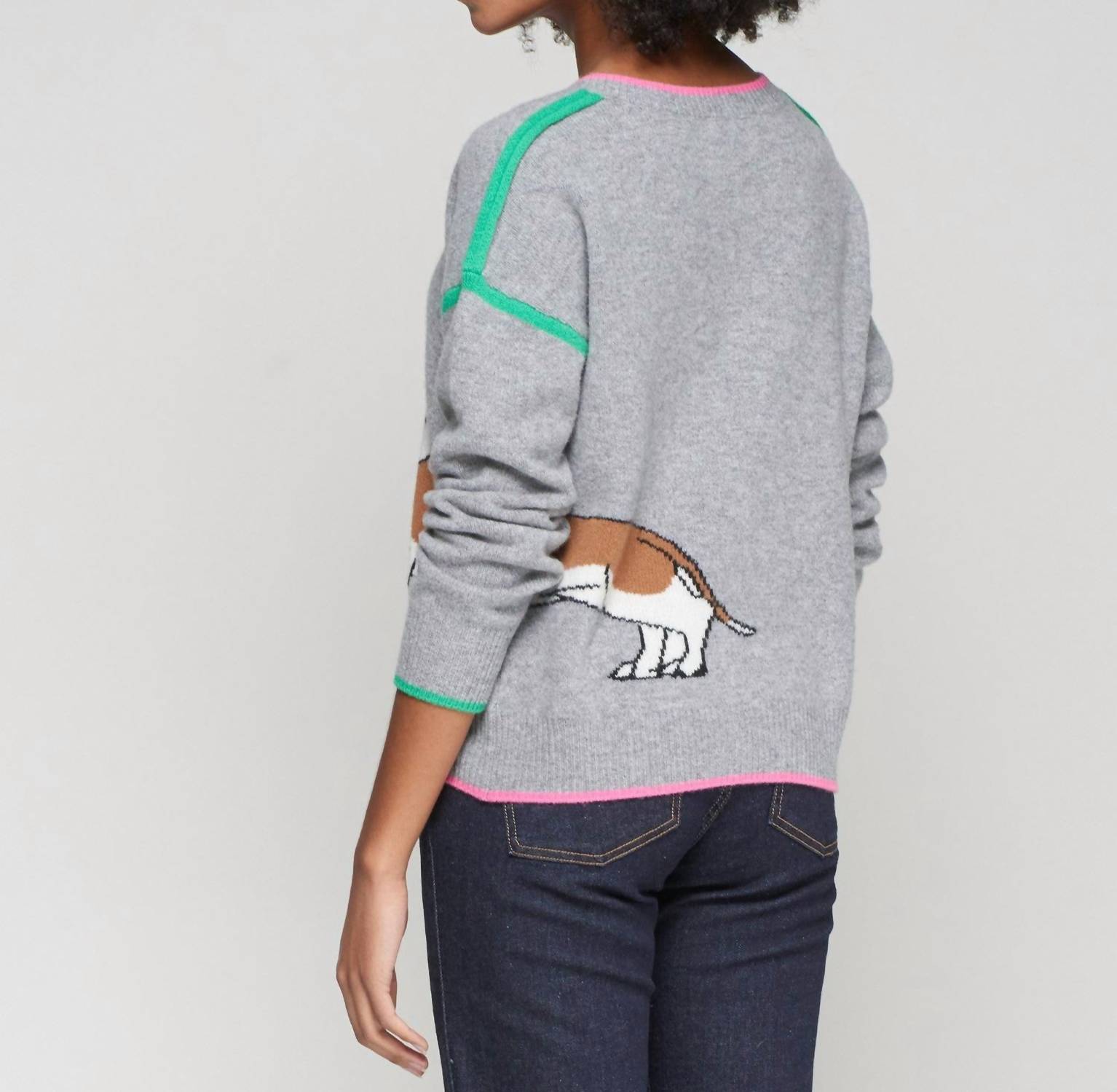 Vilagallo - Intarsia Dachshund Sweater
