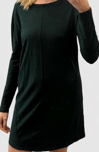 Bobi - Long Sleeve Seamed Dreess
