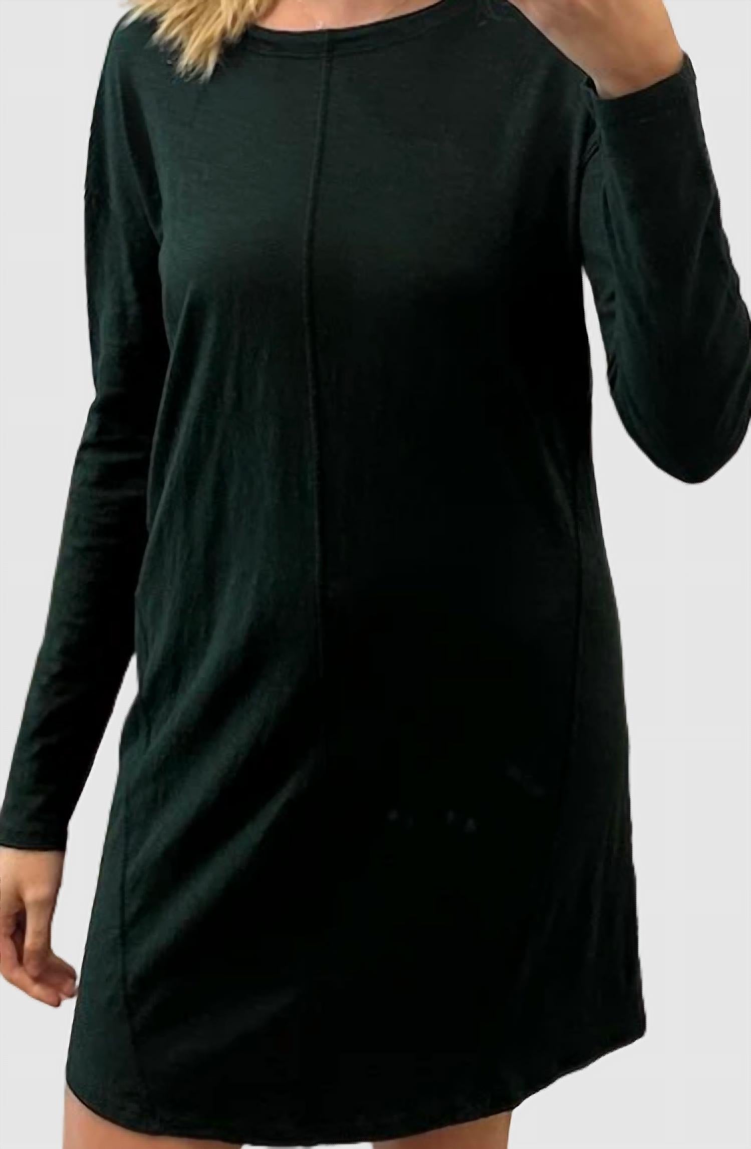 Bobi - Long Sleeve Seamed Dreess