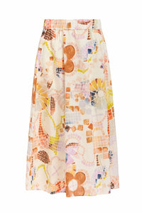 Marie Oliver - Sasha Travertine Skirt