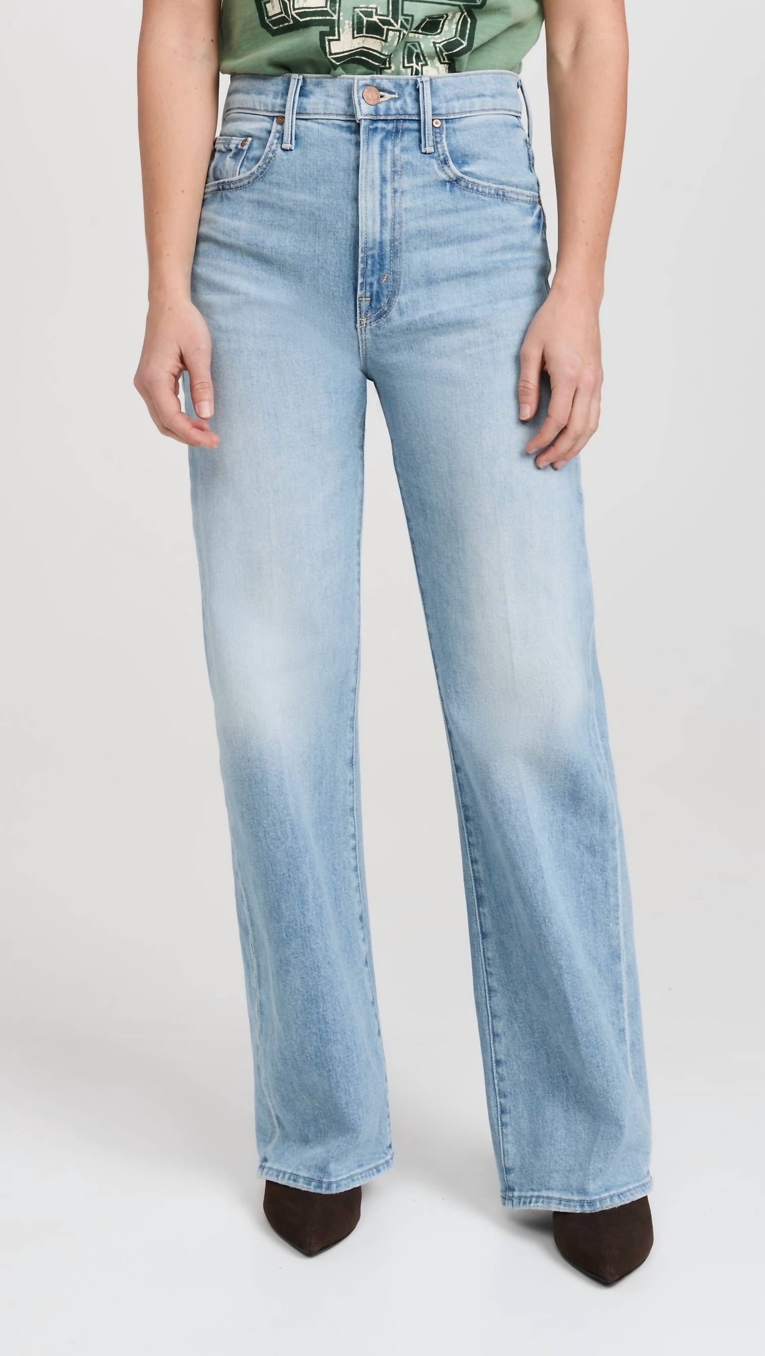 Mother - Lil Lasso Sneak Wide Leg Jeans
