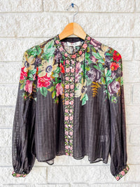 Sea - Viktoria Print Long Sleeve Blouse