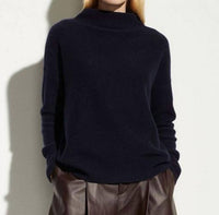 Vince - Boiled Funnel Neck Pullover Sweater