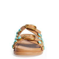 Cecelia New York - Women's Enamel Studded Slides