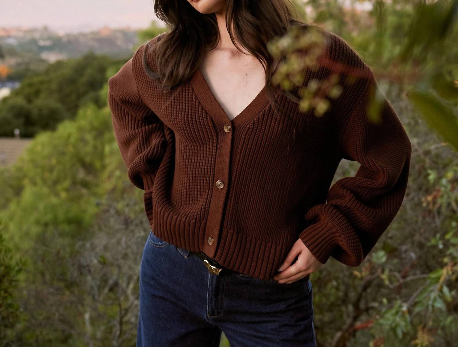 Cleobella - Addison V-neck Sweater Cardigan