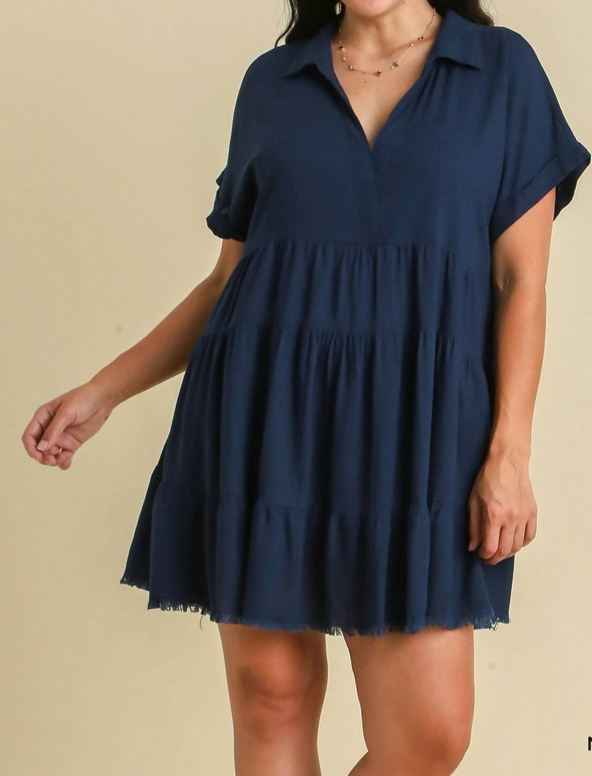 Umgee - Linen Tiered Dress