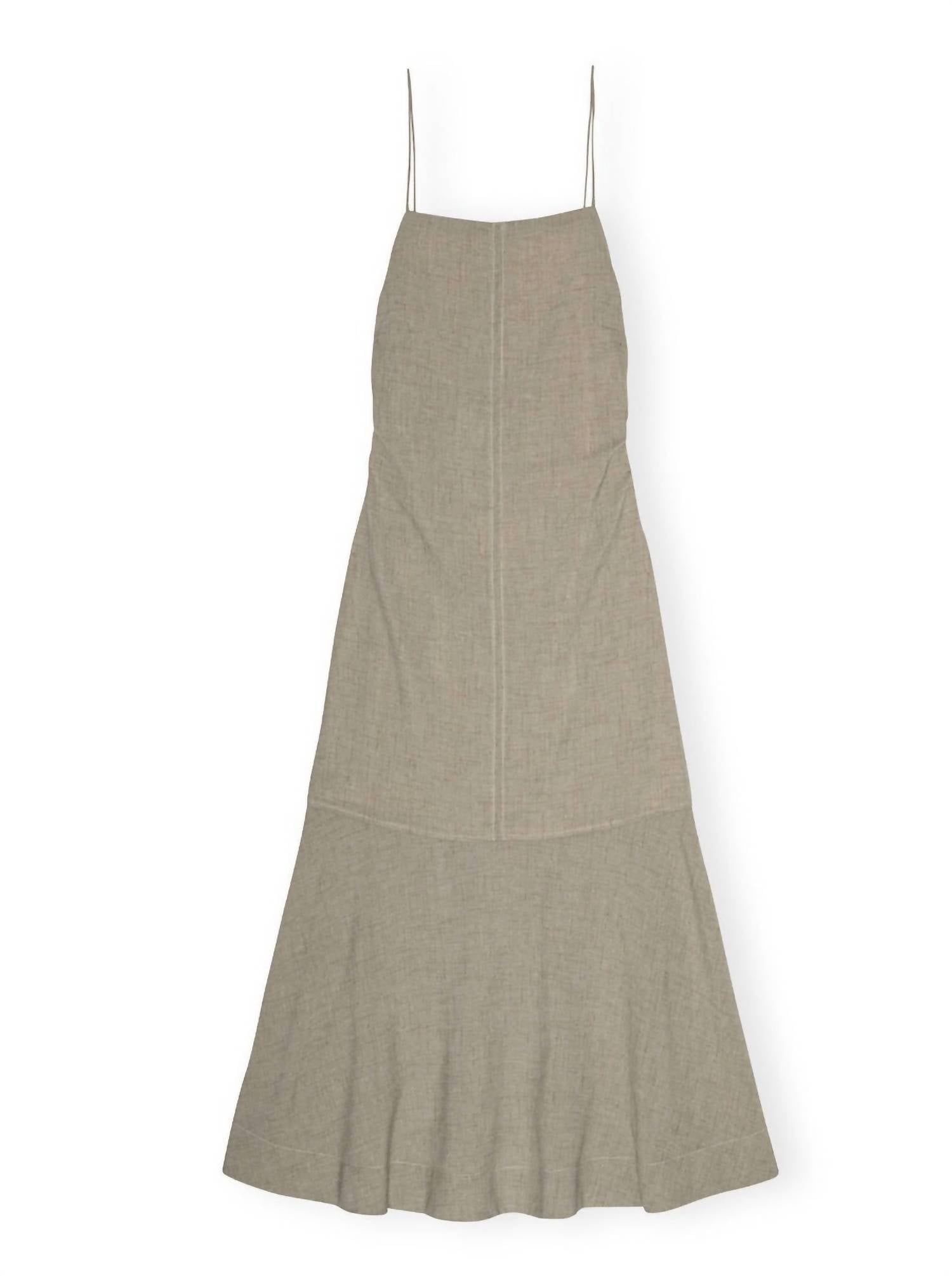 Ganni - Alfalfa Suiting Long Dress